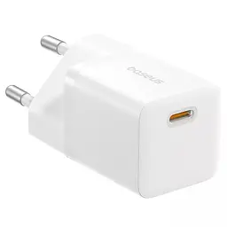 МЗП Baseus GaN5 Fast Charger (mini) PD25W (1USB-C) (P10110909213-00) Moon White - мініатюра 5