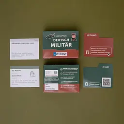 Картки для вивчення німецької мови English Student. Deutsch Militar - мініатюра 3