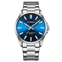 Curren 9090 Silver-Blue
