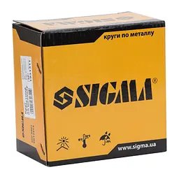 Круг зачистний Sigma по металу 125x6.0x22.2мм, 12200об/хв (1931311) - мініатюра 6