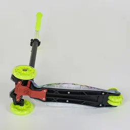Самокат дитячий Best Scooter 59х17х26 см Чорно-салатовий 000231543 - мініатюра 2