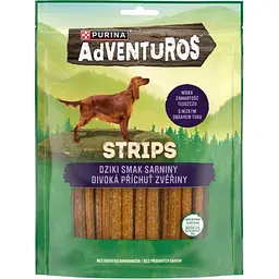 Ласощі для собак Purina AdVENTuROS Смужки зі смаком оленини 90 г (7613035516472) - мініатюра 2