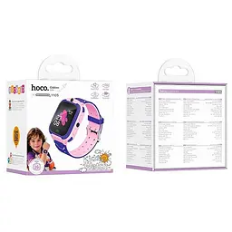 Дитячий cмарт-годинник Hoco Y105 with call function Pink - мініатюра 3