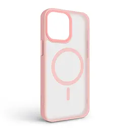 Чехол для Apple iPhone 15 Pro Max, Uniq MagCase, розовый, противоударный, панель-накладка с MagSafe, ударопрочный TPU+PC, с магнитом MagSafe, поддержка полноценной беспроводной зарядки, ArmorStandart (ARM75288) - мініатюра 2
