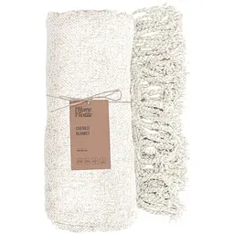 Плед Ardesto Chenille 140х190 см 100% поліестер айворі pbe0050433