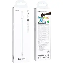 Стилус Hoco GM112 Intelligent White [154428] - мініатюра 6