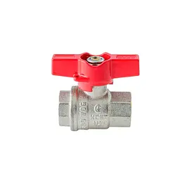 Кран кульовий ГГМ Koer Extreme KE.217-15 - 1/2" FF ручка "метелик" червона KR5756 - мініатюра 5
