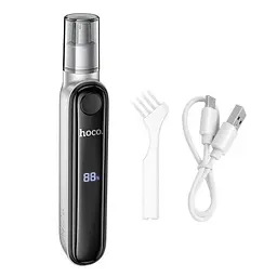 Тример для носа Hoco HP33 Electric Nose Hair Trimmer with Display Grey - мініатюра 3