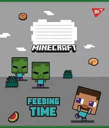 Набір зошитів Yes Minecraft А5 в лінійку 12 аркушів 25 шт. (766950) - мініатюра 6