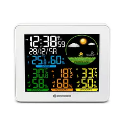 Метеостанція Bresser Colour Weather Station with 3 Sensors (9600028/13452) - мініатюра 2