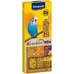 Ласощі Vitakraft для декоративних папуг Вітакрафт крекер з медом фруктами та яйцем 3шт/упак арт.21231