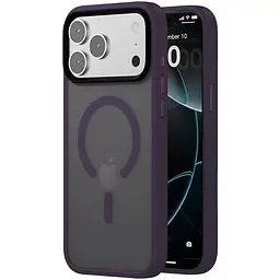 Чохол Ummi Colorful with MagSafe для Apple iPhone 17 Pro Max (6.9) Темно-фіолетовий / Dark Purple