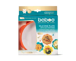 Тарілочка силіконова Baboo, помаранчевий (90428) - мініатюра 6