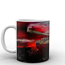 Кухоль GeekLand World of Tanks танк WT.02.047 330 мл білий - мініатюра 3