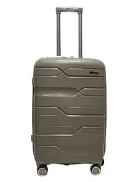 Валіза середня M поліпропілен Milano bag 0306 65×42×28см 56л Шампань