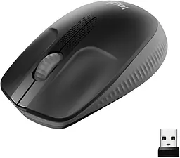 Миша комп'ютерна Logitech M190 Wireless Charcoal (910-005905, 910-005913) - мініатюра 6