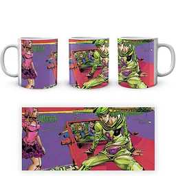 Кухоль GeekLand JoJo's Bizarre Adventure Неймовірні пригоди ДжоДжо:Гонка сталева куля JJSBR 16 330 мл білий - мініатюра 4