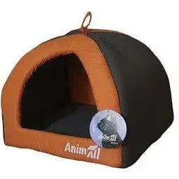 Будиночок AnimAll Wendy M для собак помаранчевий 41×41×32 см