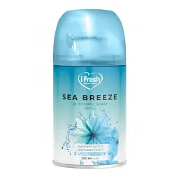 Змінний балон для автоматичного освіжувача повітря iFresh Sea Breeze (Морський бриз), 250 мл
