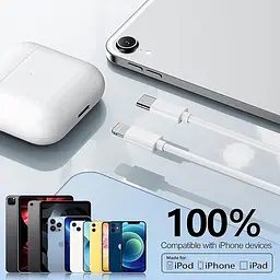 Кабель USB C-Lightning 2 м, 2 шт. в упаковці - мініатюра 5