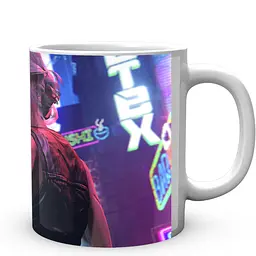 Кухоль GeekLand Cyberpunk 2077 Кіберпанк 2077 героїня CY 02.586 330 мл білий - мініатюра 2