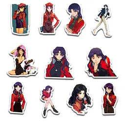 Стікерпак GeekLand Evangelion Misato Katsuragi 45 штук (SP MK 01) - мініатюра 2