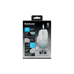 Мишка Defender Stix GM-009 LED Wireless White (52009) - мініатюра 6