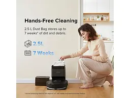 Робот-пилосос з вологим прибиранням RoboRock Vacuum Cleaner Q7 Max+ Black - мініатюра 2
