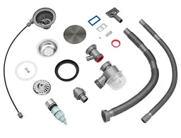 Кухонна мийка Kroner KRP Schwarze - SET7546ARTHM PVD (3.0/0.8 мм) (CV033375) - мініатюра 17
