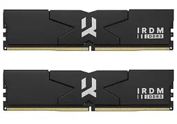 Пам'ять 16Gb x 2 (32Gb Kit) DDR5, 6400 MHz, IRDM, Black, 32-38-38-78, 1.35V, з радіатором Goodram teh0020295