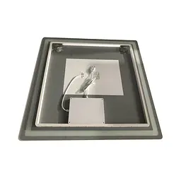 Дзеркало Zerix Mirra MR05-80x80 з LED Touch, Anti-fog, димером, регулятором яскравості ZX6058 - мініатюра 7