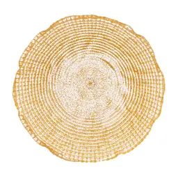 Салатник Ardesto Golden ice скло 16x5 см 460 мл золотистий (AR5058) - мініатюра 3