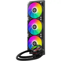 Система водяного охолодження ID-COOLING Space LCD SL360 XE Black - мініатюра 2