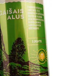 Пиво Staburags Gaisais Alus світле 5.2% 0.568 л з/б - мініатюра 3