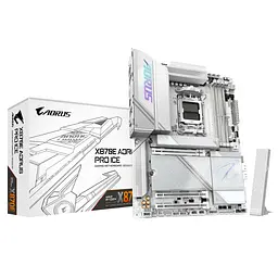 Материнська плата X870E AORUS PRO ICE sAM5 X870 4xDDR5 M.2 HDMI Wi-Fi BT ATX білий Gigabyte teh0018995 - мініатюра 7