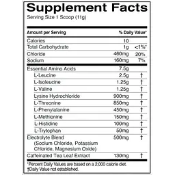 Амінокислота ЕАА з кофеїном Rule 1 Essential Amino 9 + Energy Малиновий лимонад 345 г - мініатюра 3