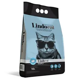 Бентонітовий наповнювач Lindocat Soaply Clean & Fresh з ароматом мила 10 л