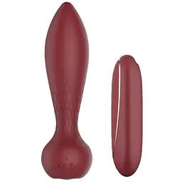Анальна пробка Dream Toys Romance Romy 13.8 см (бордовий) - мініатюра 6