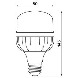 Лампочка TITANUM A80 20W E27 6500К (TL-HA80-20276) - мініатюра 3