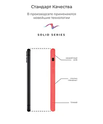 Чехол Original Solid Series для Apple iPhone 13 Pro Max Pink Pomelo (ARM60648) - мініатюра 4