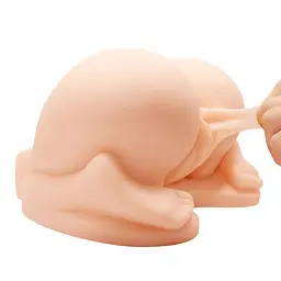 Мастурбатор Crazy Bull Exact Full Size Vagina And Anal з вібрацією - мініатюра 2