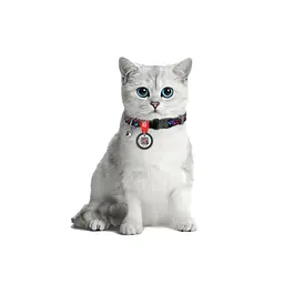 Нашийник для котів Waudog Nylon Нескінченні світи з QR паспортом XS 20-30x1 см - мініатюра 3