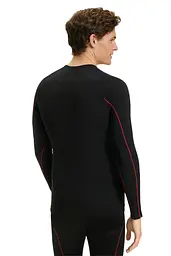 Термокофта Falke ESS Wool-Tech M Black-Red L (1097-33411-3008 L) - мініатюра 2