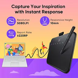Графічний планшет XP-Pen Deco 640 Black [125554] - мініатюра 14