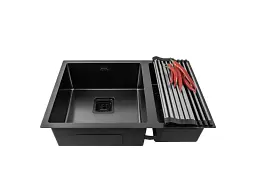 Кухонна мийка Weilor Filigran WRC DB6945 Graphite - мініатюра 6