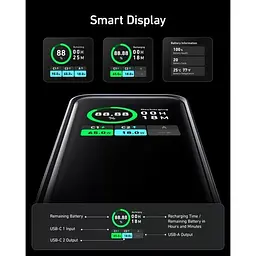 Зовнішній акумулятор (павербанк) Anker Prime 20000mAh 200W (A1336011) - мініатюра 6