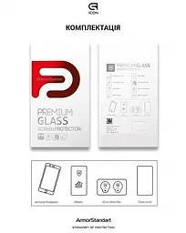 Захисне скло Armorstandart Full Glue Glass для Xiaomi Redmi 10С/Redmi 12C [ARM61297] Black [70851] - мініатюра 2