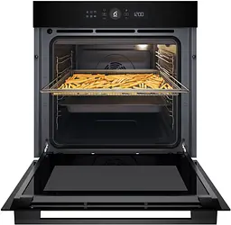 Whirlpool Духовий шафа Whirlpool електричний, 73л, A+, дисплей, конвекція, телескопічні напрямні, чорний - мініатюра 5