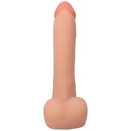 Фалоімітатор Doc Johnson The Realistic Cock ULTRASKYN 23 см з мошонкою - мініатюра 4