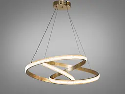 Підвісна люстра LED Diasha CT300G золото 82Вт 3CCT 4510 лм - мініатюра 2